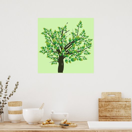 Lovely Tree Poster (Küche)