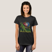 Lovely Turtle - Glenda Name T-Shirt (Vorne ganz)