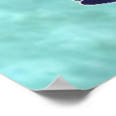 Lovely Turtle Poster (Ecke)