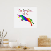 Lovely Unicorn Poster (Küche)