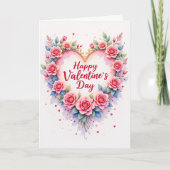 Lovely Valentines Day Card Karte (Vorderseite)