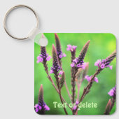 Lovely Vervain Wildblume Personalisiert Schlüsselanhänger (Vorderseite)