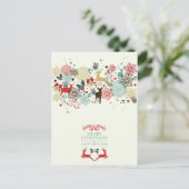 Lovely Vintage Christmas Postcard Feiertagspostkarte (Stehend Vorderseite)