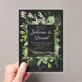 lovely wedding invitation acryleinladungen (Insitu (Handheld))