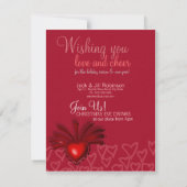 LoVeLY Weihnachtswünsche Einladung (Rückseite)