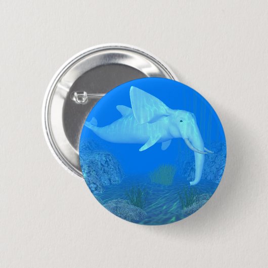 Lovely Whale Elephant Hybrid Button (Vorne & Hinten)