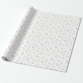 Lovely Wildflower Watercolor Floral Pattern Design Geschenkpapier (Ungerollt)