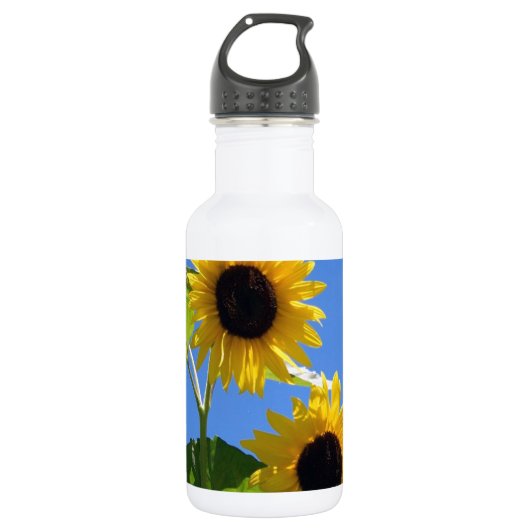 LOVELY YELLOW DAISY TRINKFLASCHE (Vorderseite)