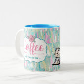 Lovely Yorkie Mütter Day Coffee Tasse (Vorderseite Links)