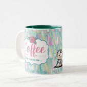 Lovely Yorkie Mütter Day Coffee Tasse (Vorderseite Links)