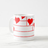 Love'n Anmerkungen Kaffeetasse (Vorderseite Links)