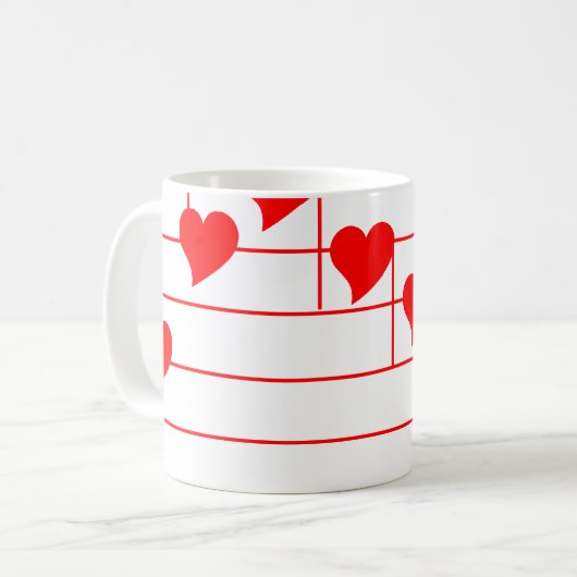 Love'n Anmerkungen Kaffeetasse (Vorderseite Links)