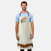 Loven from Oven Christmas Gingerbread Man Schürze (Getragen)