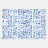 LoveNotes vom Sea Beach Ocean Modernes CUSTOM Geschenkpapier Set (Vorderseite)