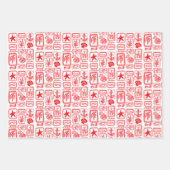 LoveNotes vom Sea Beach Ocean Modernes CUSTOM Geschenkpapier Set (Vorderseite 3)