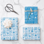LoveNotes vom Sea Beach Ocean Modernes CUSTOM Geschenkpapier Set<br><div class="desc">Perfektes niedliches Geschenkverpackungsdesign. Handgemachte Kunst für Sie! Ideal für ein Brautparty am Strand, Junggeselinnen-Abschied, eine Verlobungsfeier oder ein Geburtstagsgeschenk. Vollständig anpassbar! Fügen Sie Ihre eigene Farbe in den Hintergrund oder Karo meinen Shop für viele weitere Farben. VIELEN DANK FÜR DIE UNTERSTÜTZUNG UNABHÄNGIGER KÜNSTLER! Alle Kunstwerke und Designs werden von mir...</div>