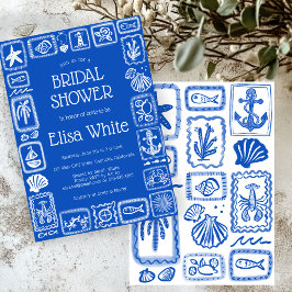 LoveNotes vom Sea Brautparty Modernes CUSTOM Einladung