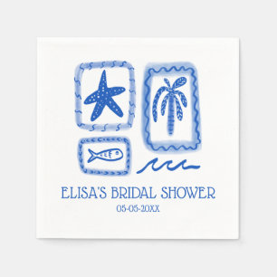 LoveNotes vom Sea Niedlich Beach CUSTOM Brautparty Serviette