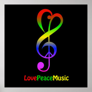 LovePeaceMusic-Poster Poster