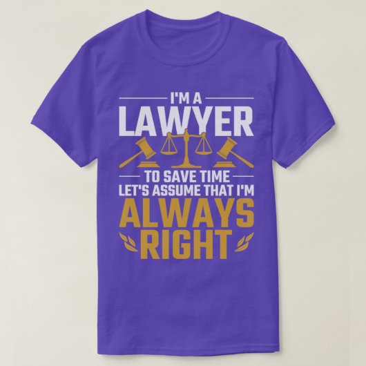 Lover Advocate Funny Attorney Lawyer T-Shirt (Design vorne)