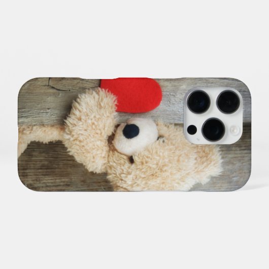 Lover Bear iPhone Hülle (Rückseite (Horizontal))
