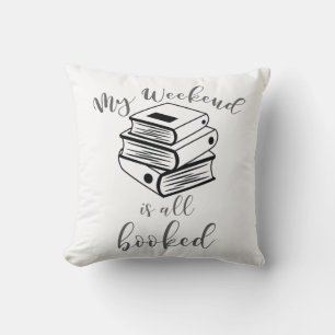 Lover Book Nerd Reader Weekend Alle gebucht Kissen