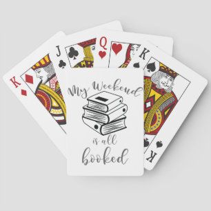 Lover Book Nerd Reader Weekend Alle gebucht Spielkarten