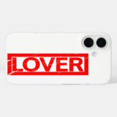 Lover Briefmarke Case-Mate iPhone Hülle (Rückseite (Horizontal))