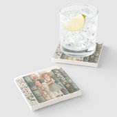 Lover buchen | Anne von Green Gables | Blumenbüche Steinuntersetzer (Seitenansicht)