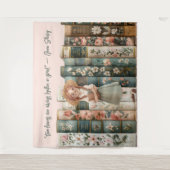 Lover buchen | Anne von Green Gables | Blumenbüche Wandteppich (Vorderseite)