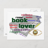 Lover buchen postkarte (Vorne/Hinten)