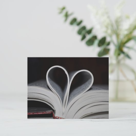 Lover buchen postkarte (Stehend Vorderseite)