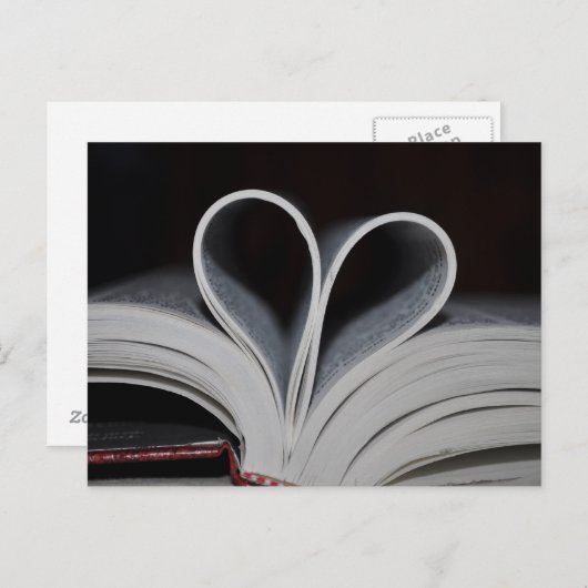 Lover buchen postkarte (Vorne/Hinten)