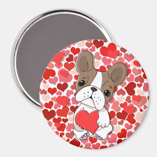 Lover Dog Magnet (Vorderseite/Rückseite)