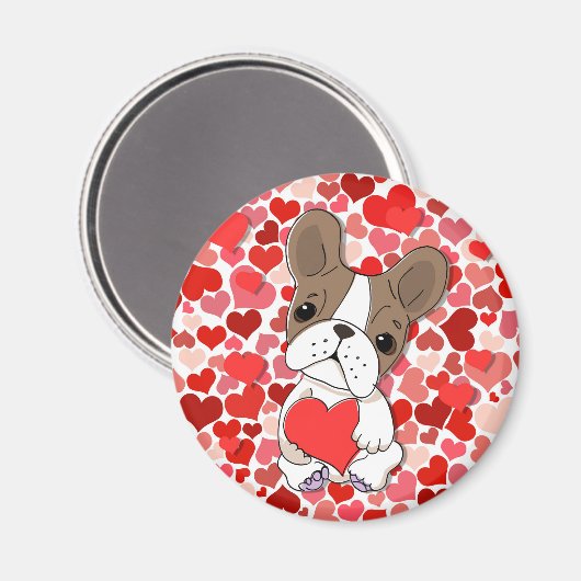 Lover Dog Magnet (Vorderseite/Rückseite)