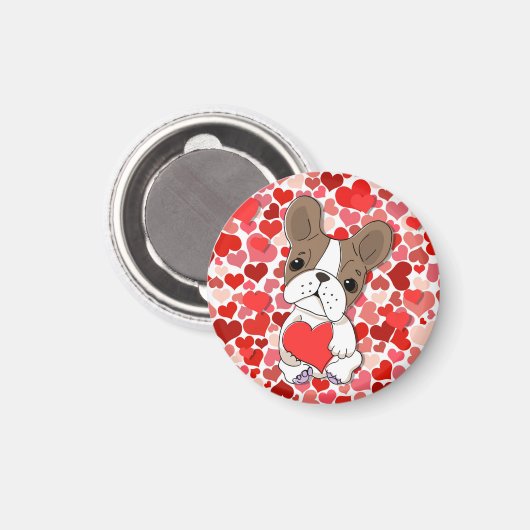 Lover Dog Magnet (Vorderseite/Rückseite)