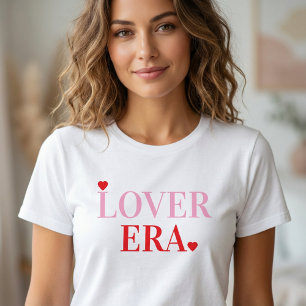Lover Era Valentinstag   Rosa & Rote Herzen Tri-Blend Shirt