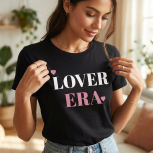 Lover Era Valentinstag   Rosa und rote Herzen Tri-Blend Shirt