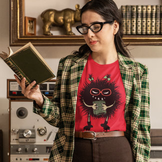 Lover Evil Character Book Nerd lesen T-Shirt