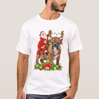 Lover Funny Santa Riding T-Shirt