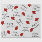 Lover Geburtstag Geschenkpapier (Flach)