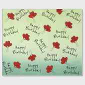 Lover Geburtstag Geschenkpapier (Flach)