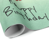 Lover Geburtstag Geschenkpapier (Rolleneckpunkt)