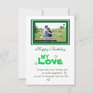 Lover Geburtstag Karte