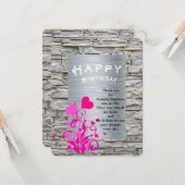 Lover-Geburtstagskarte Karte (Vorderseite/Rückseite Beispiel)