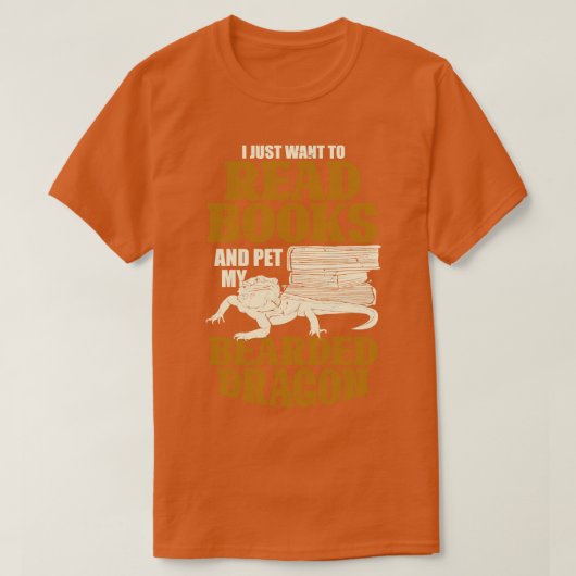 Lover-Geschenk für Bartdrachen T-Shirt (Design vorne)