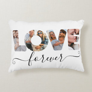 Lover Gift Foto Foto Collage Neujahr Akzent Dekokissen