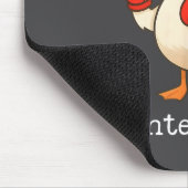 Lover Goose And Fighter Goose, Funny Couple Goose  Mousepad (Ecke)