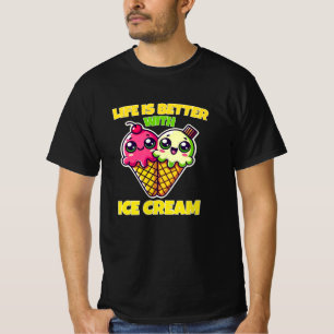 Lover-Grafik für das süße und sonnige Eiscreme T-Shirt