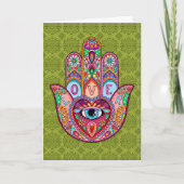 Lover Hamsa Greeting Card Karte (Vorderseite)